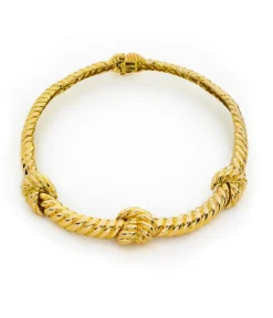 David Webb Necklaces*Knotted Rope Collar