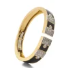 David Webb Bracelets*Lane Bracelet, Black Enamel