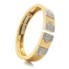David Webb Bracelets*Lane Bracelet, Hammered 18K Gold