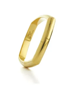 David Webb Bracelets*Large Quad Bangle, Polished 18K Gold