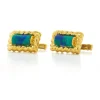 David Webb Cuff Links*Lassoed Cylinder Cuff Links