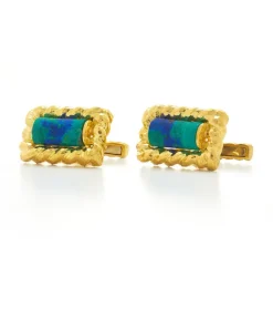 David Webb Cuff Links*Lassoed Cylinder Cuff Links