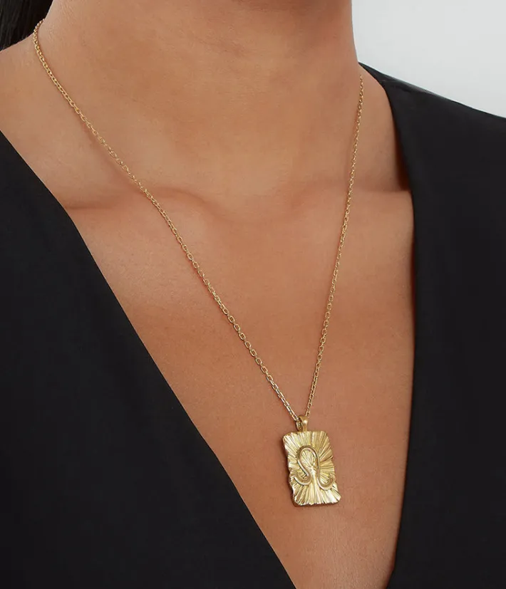 David Webb Necklaces*Leo Zodiac Pendant Necklace