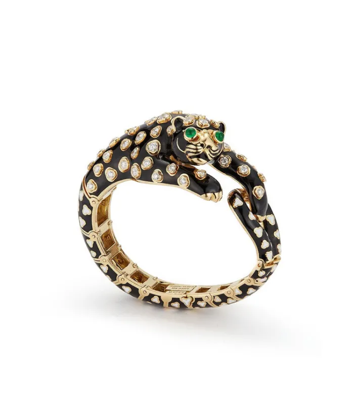David Webb Bracelets*Leopard Bracelet