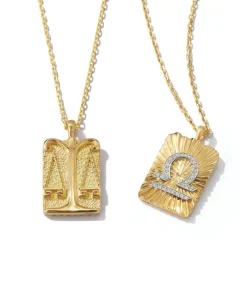 David Webb Necklaces*Libra Zodiac Pendant Necklace, Diamonds
