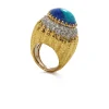 David Webb Rings*Mount Olympus Ring, Azurmalachite