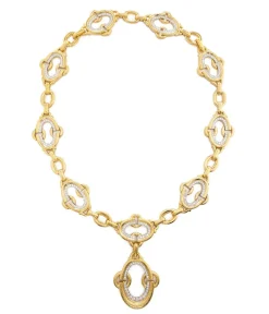 David Webb Necklaces*Nape Necklace, Hammered 18K Gold