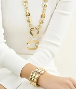 David Webb Bracelets*Origami Cuff, Hammered 18K Gold