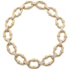 David Webb Necklaces*Oval Link Necklace, Hammered Gold