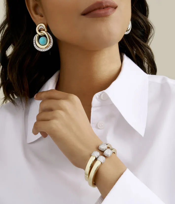 David Webb Earrings*Oyster Earrings