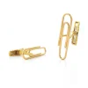 David Webb Cuff Links*Paper Clip Cuff Links