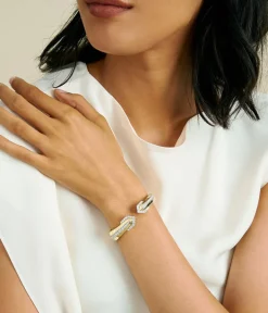 David Webb Bracelets*Park Avenue Arrow Bangle, 18K Hammered Gold