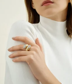 David Webb Rings*Park Avenue Crossover Ring
