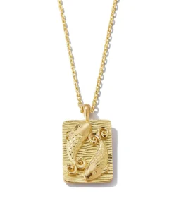 David Webb Necklaces*Pisces Zodiac Pendant Necklace, Diamonds