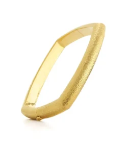 David Webb Bracelets*Quad Bangle, Hammered 18K Gold
