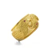 David Webb Bracelets*Repoussé Twin Eagle Cuff, Ruby