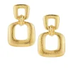 David Webb Earrings*Retro Hoop Earrings