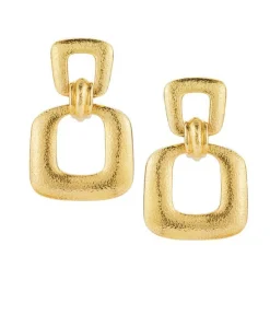 David Webb Earrings*Retro Hoop Earrings