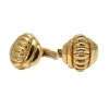 David Webb Cuff Links*Ribbed Cuff Links