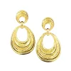 David Webb Earrings*Rippled Hoop Earrings