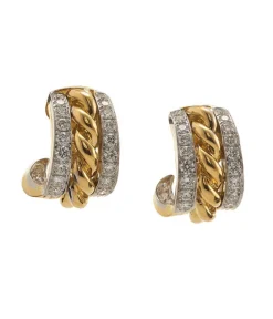 David Webb Earrings*Rope Earrings