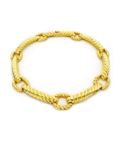 David Webb Necklaces*Rope Link Necklace