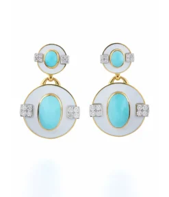 David Webb Earrings*Saucer Earrings