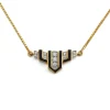 David Webb Necklaces*Scape Necklace, Black Enamel
