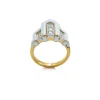 David Webb Rings*Scape Ring, White Enamel