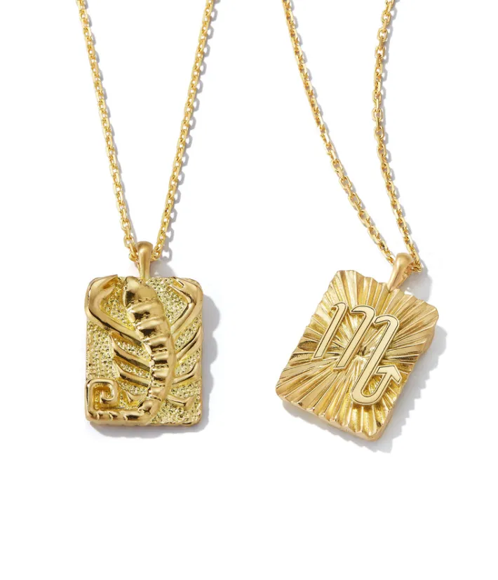 David Webb Necklaces*Scorpio Zodiac Pendant Necklace