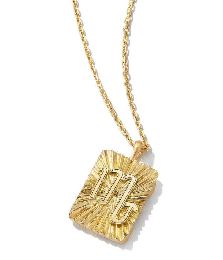 David Webb Necklaces*Scorpio Zodiac Pendant Necklace