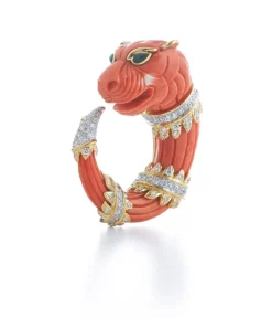 David Webb Brooches*Sea Lion Brooch
