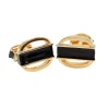 David Webb Cuff Links*Single Stripe Cuff Links