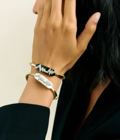David Webb Bracelets*Skip Bracelet, Black Enamel