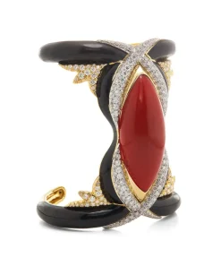 David Webb Bracelets*Sleeve Cuff, Coral