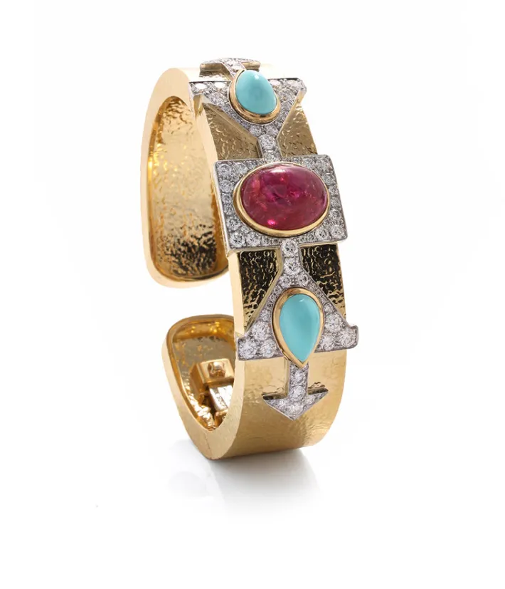David Webb Bracelets*Sonora Cuff, Ruby