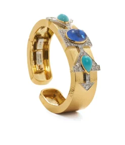 David Webb Bracelets*Sonora Cuff, Sapphire