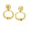 David Webb Earrings*Square Nail Doorknocker Earrings