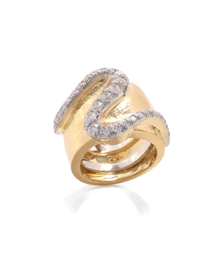 David Webb Rings*Squiggle Ring