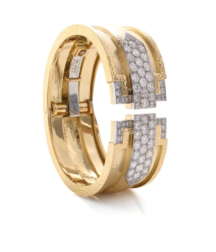 David Webb Bracelets*Steam Trunk Cuff