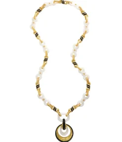 David Webb Necklaces*Stone Knot Necklace