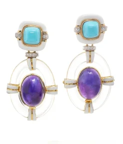 David Webb Earrings*Streamline Earrings