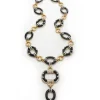 David Webb Necklaces*Streamline Open Oval Link Necklace