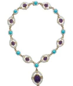 David Webb Necklaces*Streamline Oval Drop Necklace