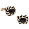 David Webb Cuff Links*Swirl Cuff Links