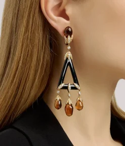 David Webb Earrings*Swoon Earrings, Citrine