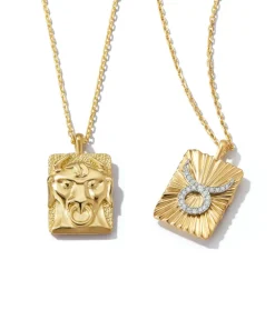 David Webb Necklaces*Taurus Zodiac Pendant Necklace, Diamonds
