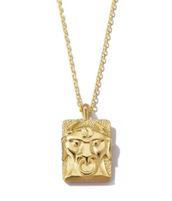 David Webb Necklaces*Taurus Zodiac Pendant Necklace