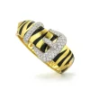 David Webb Bracelets*Tiger Stripe Belt Bracelet