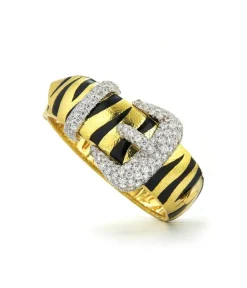 David Webb Bracelets*Tiger Stripe Belt Bracelet